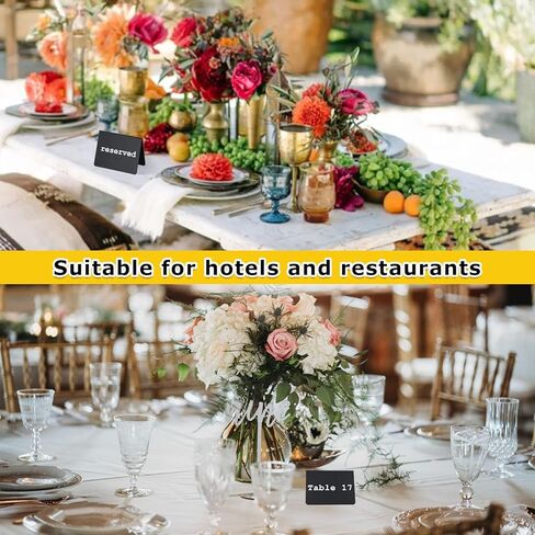 40 قطعة من لافتات السبورة الصغيرة مقاس 10.16 سم × 7.62 سم ​​ملصقات طعام لبوفيه الحفلات، لافتة سبورة صغيرة على الطاولة، علامة سبورة سوداء لحفلات الزفاف، بوفيه، أعياد الميلاد، سبورة صغيرة للمخبز in Kuwait