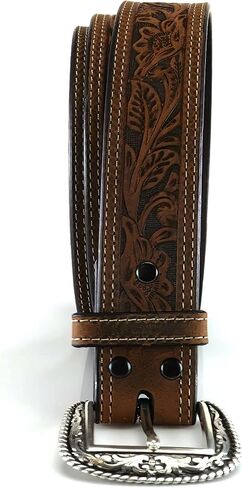 ARIAT Men's Floral Embose Buckle in Saudi Arabia