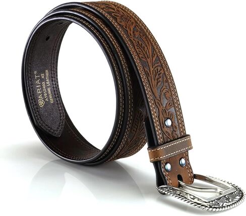 ARIAT Men's Floral Embose Buckle in Saudi Arabia