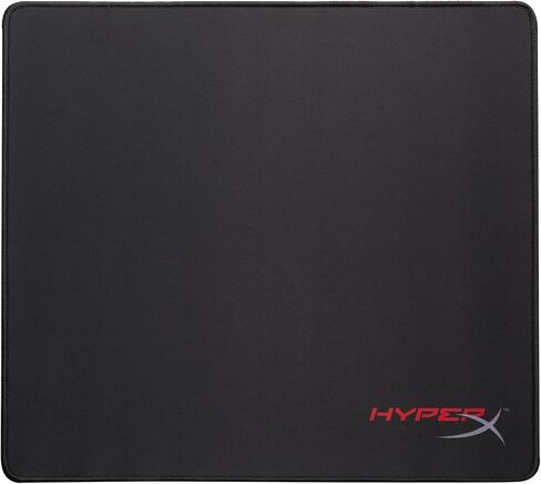 HyperX Fury S - Pro Gaming Mouse Pad, Cloth Surface Optimized for Precision, Stitched Anti-Fray Edges, Large 450x400x4mm - Black (Renewed) in Saudi Arabia