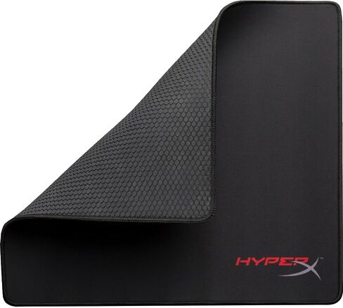 HyperX Fury S - Pro Gaming Mouse Pad, Cloth Surface Optimized for Precision, Stitched Anti-Fray Edges, Large 450x400x4mm - Black (Renewed) in Saudi Arabia