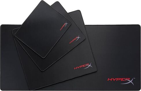 HyperX Fury S - Pro Gaming Mouse Pad, Cloth Surface Optimized for Precision, Stitched Anti-Fray Edges, Large 450x400x4mm - Black (Renewed) in Saudi Arabia