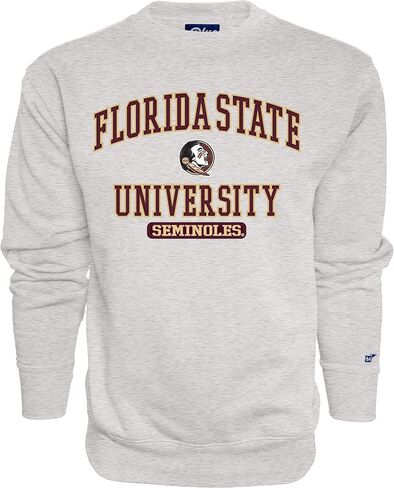 Blue 84 Men's Alabama Crimson Tide Crewneck Sweatshirt Twill Applique Grey in Saudi Arabia