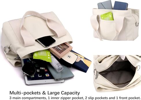 Wxnow Canvas Messenger bags for women,Tote Crossbody Shoulder Bag Satchel Purse in Saudi Arabia