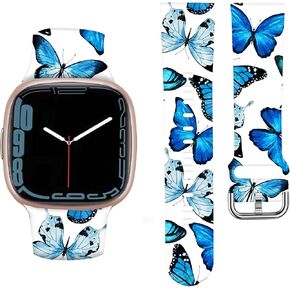 Compatible with Versa 4/Versa 3/Sense/Sense 2 Band for Women Girl, Cute Fadeless Replacement Sport Band Strap for Versa 4/Versa 3 Smartwatch