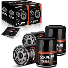 A-Premium 4-PC 10K Miles Protection Spin On Oil Filter Compatible with for Toyota Camry, RAV4, Corolla, Highlander & Nissan Sentra & Chevy & Lexus & Infiniti & Suzuki & for Scion & Daihatsu & Geo