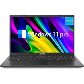 ASUS Vivobook 15 Laptop for Business and Student, 15.6 Inch FHD, intel Core i5-1135G7, 12GB RAM, 512GB SSD, Windows 11 Pro, 10 number key, WIFI, HDMI, USB Type-C, Black, PCM