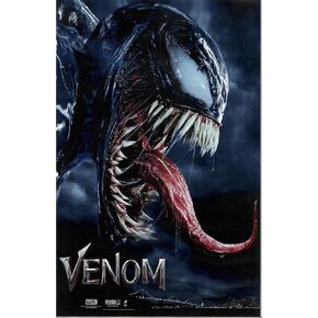 ملصق Venom - عرض ترويجي للفيلم مقاس 11 × 17 بوصة 2018 لسان توم هاردي NT