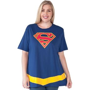 DC Comics Wonder Woman Plus Size T-Shirt Logo Graphic Costume Print 100% Cotton