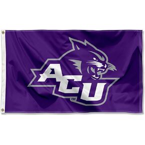 Abilene Christian Wildcats ACU Logo Large Grommet Banner Flag