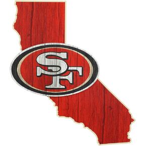 FOCO San Francisco 49ers NFL Wood State Sign