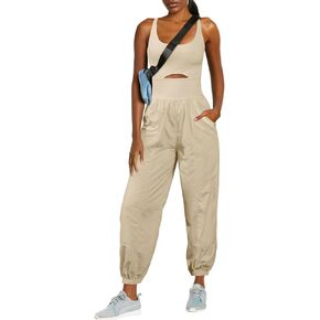 ReachMe Womens Running Onesie Workout Rompers One Piece Gym Exercise Jumpsuits Hiking Pants with Pockets Climb Outfits