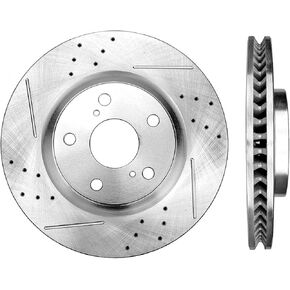 Callahan CDS02073 FRONT Premium Grade D/S 296 mm [2] Rotors Set [fit Lexus ES300h ES350 Toyota Avalon Camry Matrix Rav4]