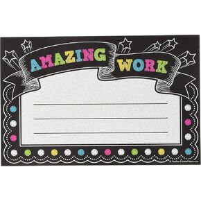 Teacher Created Resources Chalkboard Brights Amazing Work Awards (TCR5836)