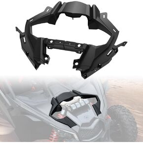 Front Central Hood for 2017+ Can-Am Maverick X3, Black Front Center Hood Nose Fender Kit for Can Am Maverick X3 Max Turbo R RR 2017-2024 Accessories (Replace #705010671, 705014684)