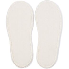 Soft Merino Wool Insoles, Natural White, Size 32