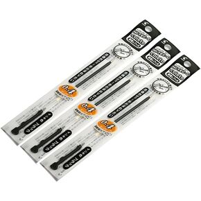 Hi-Tec C Coleto Gel Ink Pen Cartridge 0.4mm Black Value Set of 3 Ships from California