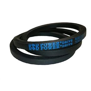 D&D PowerDrive BB120 White Replacement Belt, BB, 1 -Band, 124.6" Length, Rubber