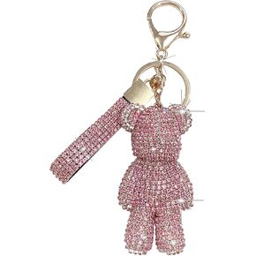 Cute Bling Rhinestone Keychains for Women & Girls