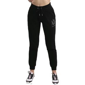 بنطال A｜X ARMANI EXCHANGE نسائي برباط مزين بشعار Terry Jogger in Kuwait