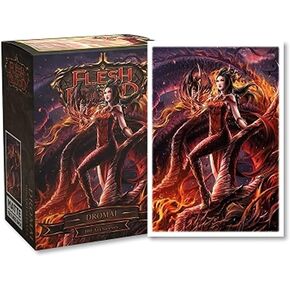 Arcane Tinmen Dragon Shield Sleeves – Flesh and Blood: Dromai 100 CT - MTG Card Sleeves are Smooth & Tough - Compatible with Pokemon & Magic The Gathering Card Sleeves (AT-16050)