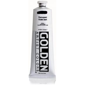 Golden Heavy Body Acrylic - Permanent Violet Dark 5oz tube