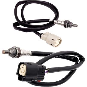 AHL 2PCS Front & Rear O2 02 Oxygen Sensor 32700005 932-14065 32700006 932-14066 for Harley Softail Blackline FXS 2012-2013,Breakout CVO FXSBSE 2013-2014,Breakout FXSB 2013-2017