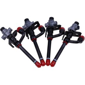 4PCS Pencil Fuel Injector RE531436 SE501103 38416 Compatible with John Deere JD 4045D 4045T 6068D 6068T 6020 6120 6220 6320 6420 6520 6620 6120L