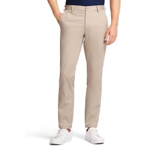 IZOD Men's American Chino Flat-Front Slim-Fit Pants