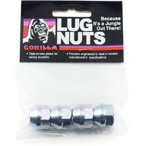 Gorilla Automotive 40087B Acorn Bulge Open End Lug Nuts (1/2" Thread Size)