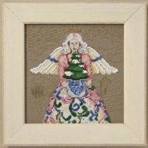 Mill Hill Angels by Jim Shore Counted Cross Stitch Kit w/ Glass Beads Winter Angel JS300104