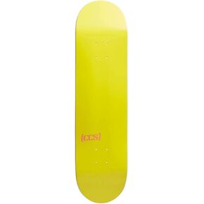 [CCS] Logo Skateboard Deck Yellow 8.25"