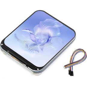 1.83inch Round LCD Display Module 240×280 Resolution IPS LCD SPI Interface 65K Colors Rounded Corners Micro LCD Display for Raspberry Pi 5/4B/ 3B+/Pi3B/Raspberry Pi Zero W/2W, STM32,ESP32 etc.