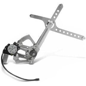 YHTAUTO Front Power Window Regulator Driver Side with 2-Pin Motor Assembly for Chevy Suburban Tahoe Blazer & GMC Yukon C/K1500 2500 3500, 1988-2002