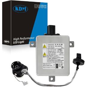 KDM Xenon HID Headlight Ballast with Igniter Control Fit for Acura TL TSX MDX,Mazda 3/5 CX-5 CX-9,Honda Odyssey, Mit-subishi Outlander Lancer,Replacement OEM# W3T19371 W3T16271 W3T20671 W3T20971