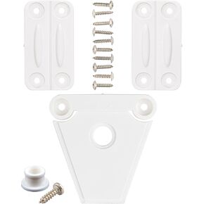 NeverBreak Parts - Igloo Cooler Replacement Parts - Small Black Kit (2 Hinges, 1 latch with Post and Screws) | High Strength igloo Cooler hinges Replacement with Latch