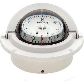Ritchie Compass, Flush Mount, 3" Combi, White