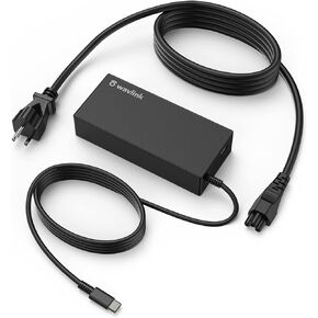 100W USB C Laptop Charger, Universal 120W Laptop Power Cord Adapter with 12W USB A Output, for MacBook ASUS Lenovo HP Dell Samsung Galaxy Acer Chromebooks Surface Laptop/Tablet and All USB-C Devices
