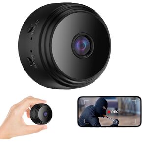 A9 Mini Wifi Camera with IR Night Vision, Wireless WiFi Small Camera with Phone APP, Home Security Magnetic Wireless Mini Camcorder Micro Video Surveillance Camera