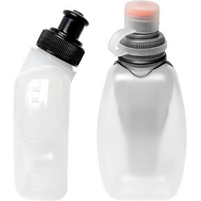 GYGYL 2Pcs BPA Free Running Water Bottle, Portable Lightweight Sports Water Bottle for Running, Cycling, Walking, Indoor, Outdoor(1pcs 175ml/6 oz, 1pcs 250ml/8 oz) in Kuwait