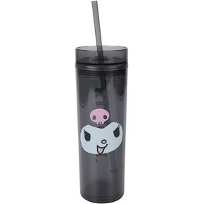 Bioworld Kuromi 16 Oz Slim Acrylic Travel Cup With Straw in Saudi Arabia