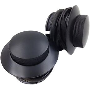 HTTMT MT249-040-CD Chrome Pop Up Gas Cap Vented Fuel Tank Cap Set Compatible with 1982-2010 Harley Davidson