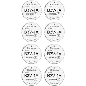 Abeden B3V 1A Lithium Replacement Batteries Compatible with High Tech Pet Single Electronic Collar Battery for Model MS-4 and MS-5 8 Pack