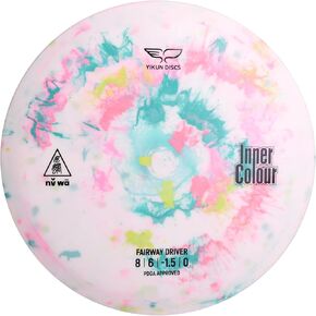 Yikun PDGA Disc Golf Fairway Driver 170-182g اللون الداخلي Nvwa مثالي للألعاب الخارجية والمنافسة
