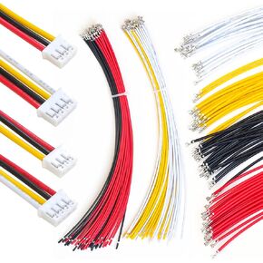 مجموعة موصلات Jst PH 3 Pin 4 Pin إجمالي 40 قطعة من موصلات Jst و40 قطعة مقابس مع إجمالي 100 قطعة 22AWG 210 مم كابلات أسلاك Jst-ph2.0MM 3pin 4pin in Kuwait