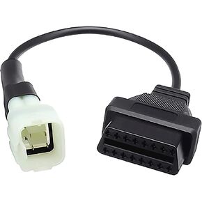 6 Pin to 16 Pin Adapter Cable OBD2 Engine Fault Diagnosis and Detector Fits for KTM Motorcycles ECU Programming