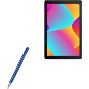 قلم BoxWave Stylus متوافق مع TCL TAB 8 Wi-Fi Android Tablet (8 بوصة) - قلم ذو سعة FineTouch، قلم شاشة فائق الدقة - أزرق قمري