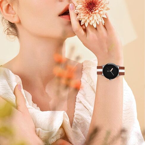 for Google Pixel Watch Band Genuine Leather Band, Durable Breathable Replacement Strap for Google Pixel Watch Women Man. in Saudi Arabia
