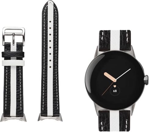 for Google Pixel Watch Band Genuine Leather Band, Durable Breathable Replacement Strap for Google Pixel Watch Women Man. in Saudi Arabia