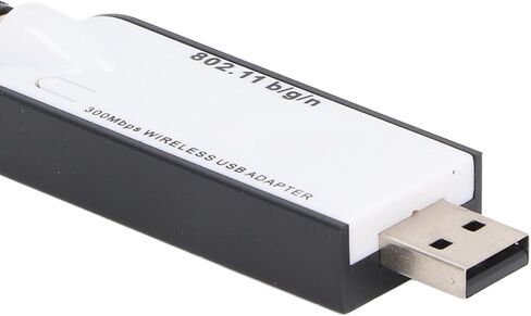 محول واي فاي USB بسرعة 300 ميجا بت في الثانية مع هوائي، اتصال لاسلكي مستقر، نظام متعدد متوافق مع أجهزة الكمبيوتر الشخصية وسطح المكتب والويندوز in Kuwait